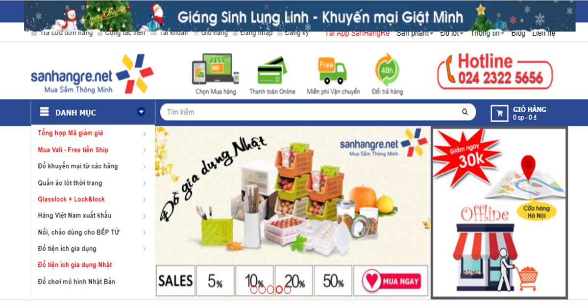 SanHangRe cung cấp hàng tiện ích gia dụng nhà bếp và phòng tắm Nhật, Hàn
