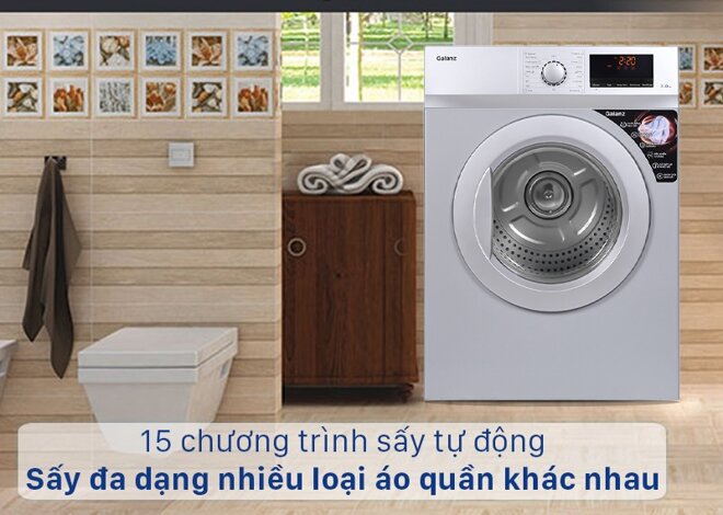 Máy sấy thông hơi Galanz 7kg DV-70T5C(S)