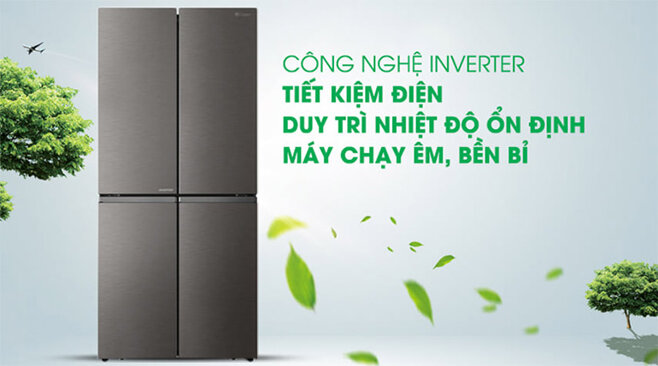 Casper RM-520VT - 4 cửa 462L là mẫu tủ lạnh 4 cửa được yêu thích nhất 2022