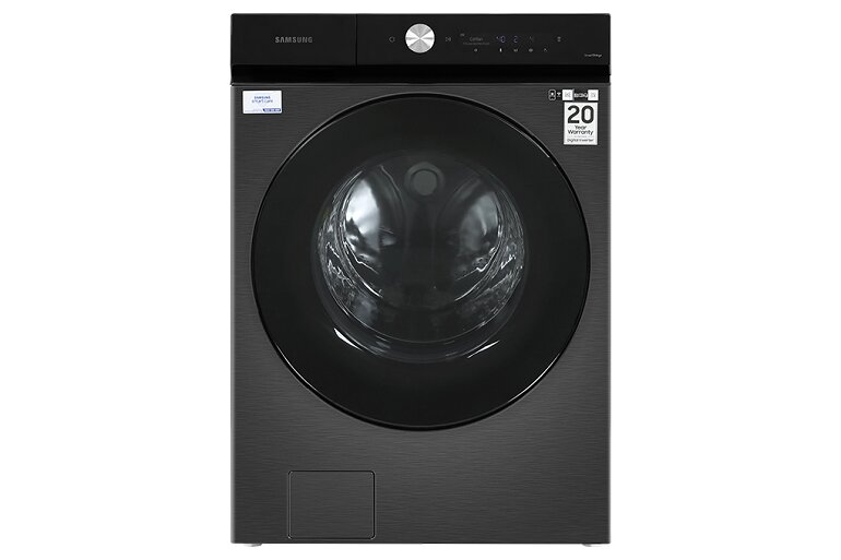 Máy giặt sấy Samsung Inverter 21kg WD21B6400KV/SV có kích thước nhỏ gọn hơn các dòng máy giặt sấy công nghiệp khác