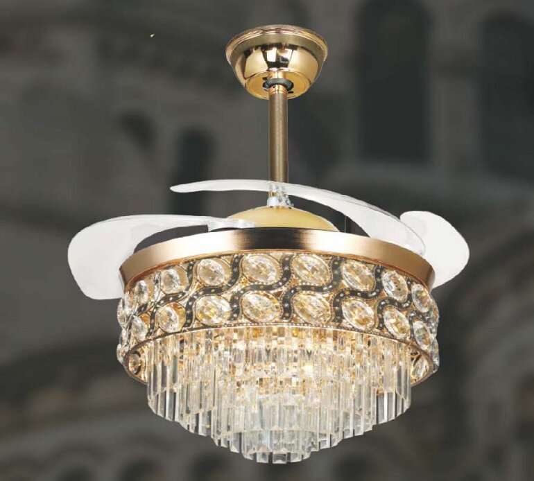 Thiết kế tráng lệ của quạt đèn trần Sano QĐ-1138A