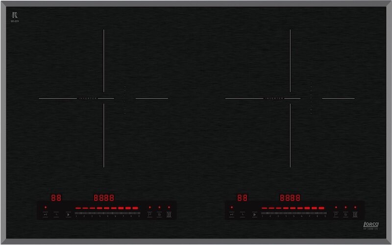 Bếp từ âm Lorca TA-1008 VN thiết kế hệ thống điều khiển trượt Slide 9 mức