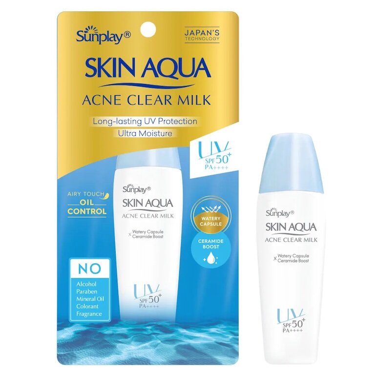 Sữa chống nắng Sunplay Skin Aqua Acne Clear Milk