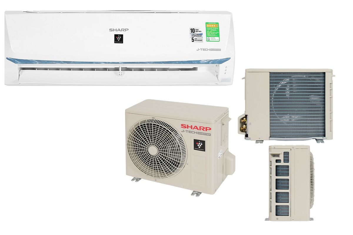 Sharp AH-XP13BSW - máy lạnh tiết kiệm điện, lọc không khí tốt cho phòng 15 - 20m2