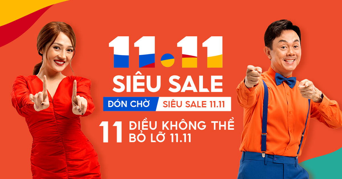 Shopee 11.11 Siêu Sale và 11 điều không thể bỏ lỡ
