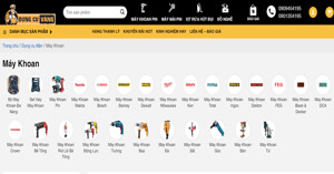 Siêu thị Dụng Cụ Vàng: Đại lý máy khoan chính hãng cho mọi công trình