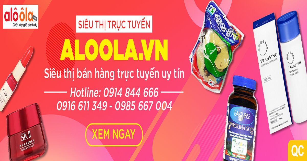 Siêu thị trực tuyến Aloola.vn – Siêu thị bán hàng trực tuyến uy tín tại Hà Nội