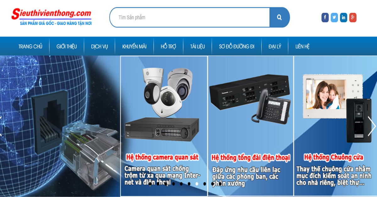 Siêu Thị Viễn Thông - Cung cấp thiết bị viễn thông không giới hạn