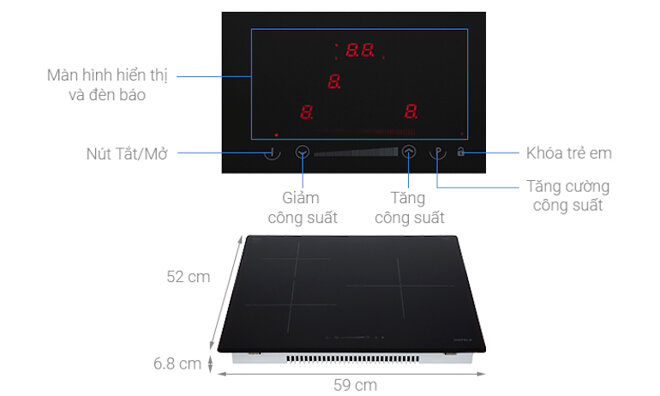 Bếp từ Hafele HC - I603D