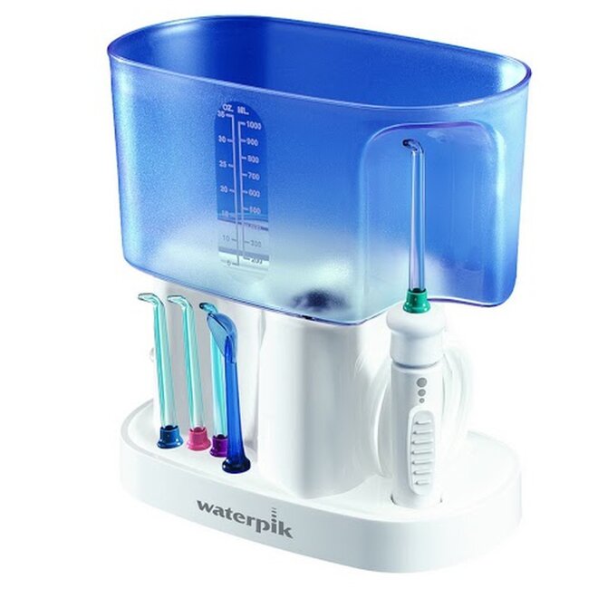 Máy tăm nước gia đình Waterpik Family WP70 là sản phẩm chăm sóc răng miệng có khả năng làm sạch hơn 93% so với các phương pháp làm sạch truyền thống