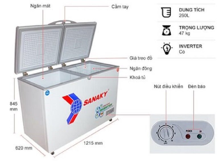 Tủ đông tiết kiệm điện