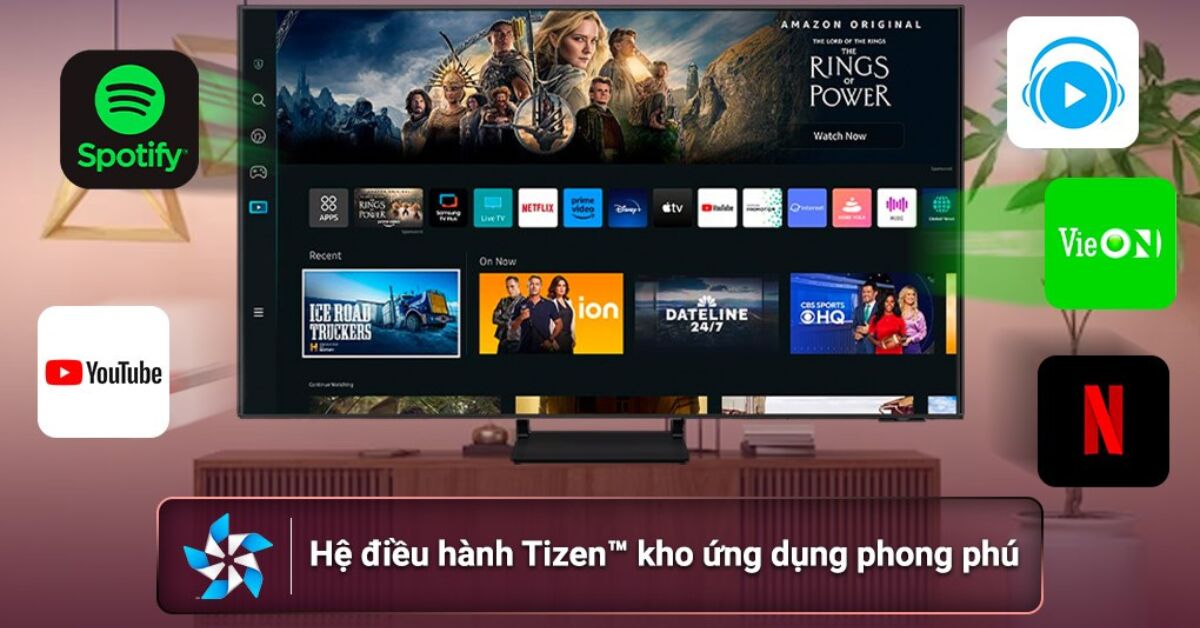 Smart tivi Samsung QLED 4K 75 inch QA75Q60C: Trải nghiệm xem phim thế nào?