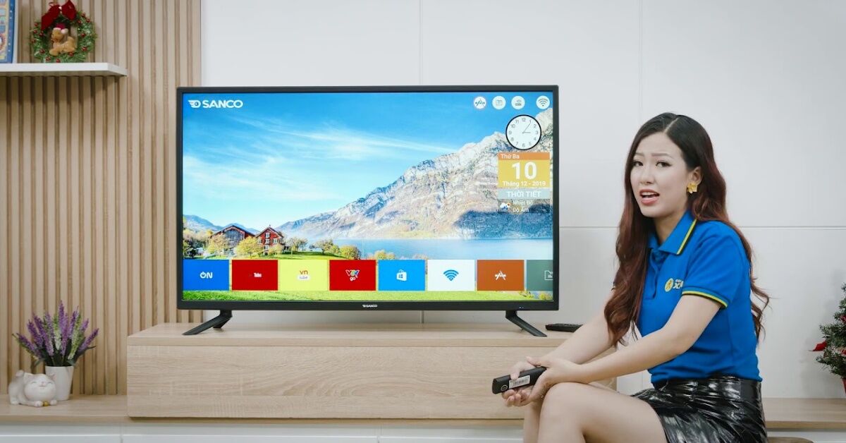 Smart tivi Sanco 32 inch H32V300 - Tivi thông minh dành cho mọi nhà