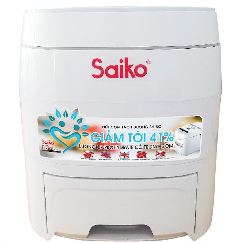 Nồi cơm tách đường Saiko LS-300 được ứng dụng công nghệ phân tách đường hiện đại và thông minh.