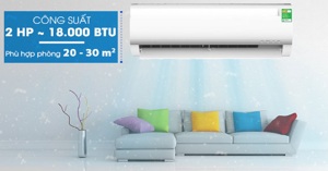 Sở hữu ngay điều hòa Midea 18000btu 1 chiều với giá chỉ từ 8 triệu đồng