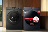 So kè máy giặt Casper Inverter 12.5 kg WF-D125VGR1 và Toshiba TW-T21BU130UWV(MG)