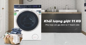 So sánh 2 máy giặt cửa ngang 11kg Panasonic NA-V11FX2LVT và Electrolux EWF1142Q7WB