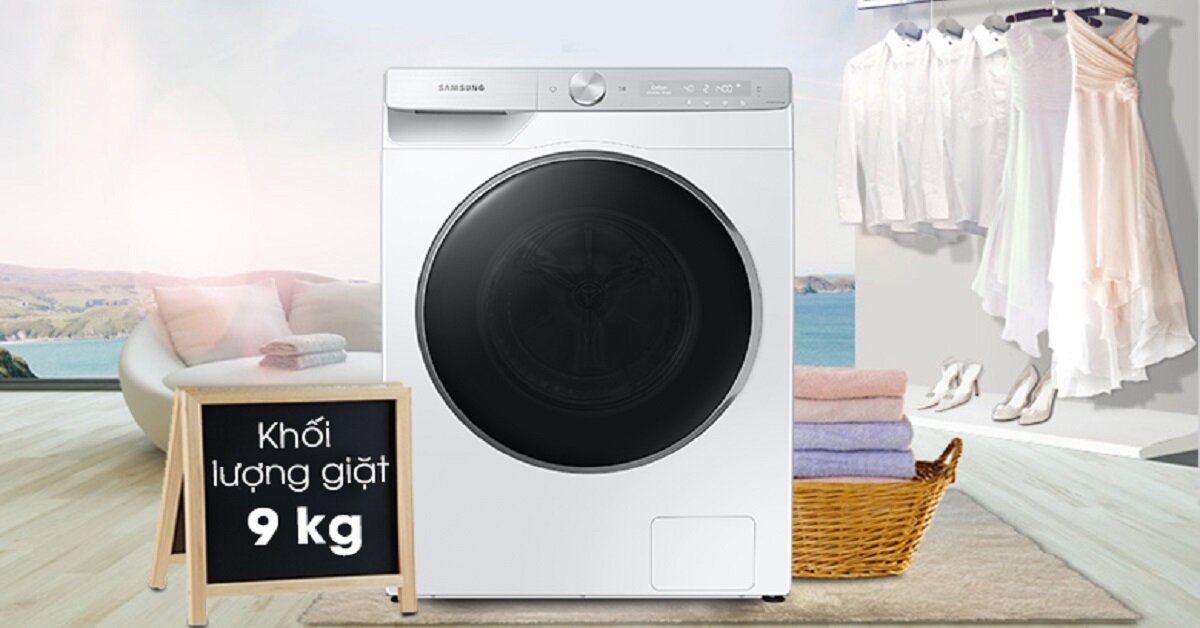 So sánh 2 máy giặt cửa ngang 9kg Samsung WW90TP44DSH/SV và LG FC1409S3W
