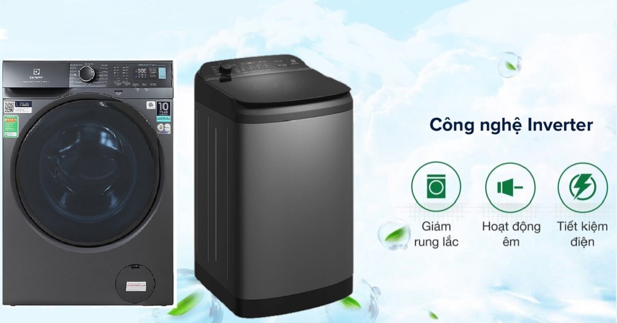 So sánh 2 máy giặt cửa ngang và cửa trên 10kg Electrolux EWF1024P5SB và Electrolux EWT1074M5SA