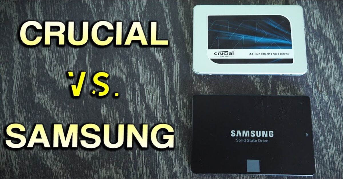 So sánh 2 ổ cứng SSD 250GB Samsung 850 EVO và CRUCIAL MX500