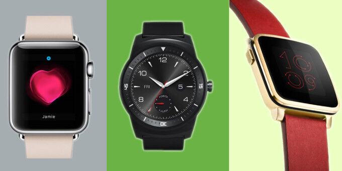 So sánh Apple Watch, Android Wear và Pebble Time