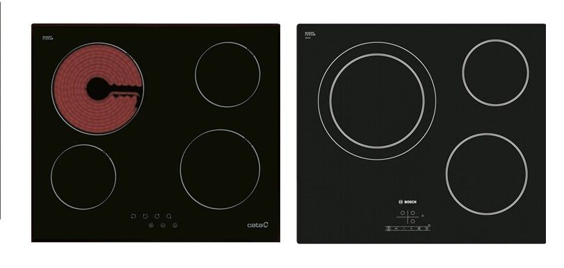 So sánh bếp điện từ Cata TC604FVI và bếp điện từ Bosch PKK611B17E