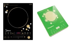 So sánh bếp điện từ Midea MI-SV21DS và bếp điện từ Kangaroo KG461i