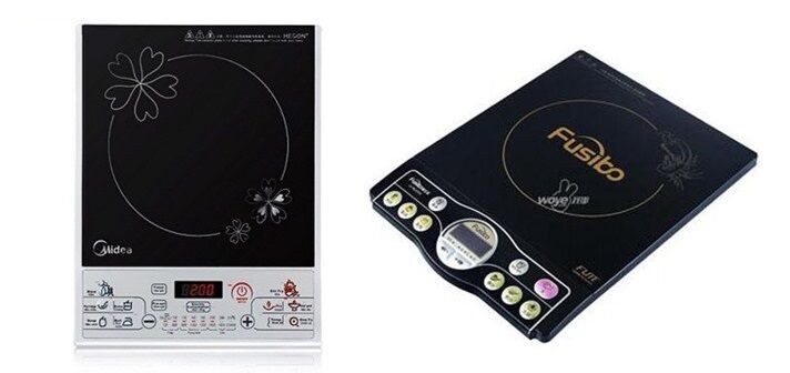 So sánh bếp điện từ Midea MISV21DN và bếp điện từ Fusibo IHMS2056C
