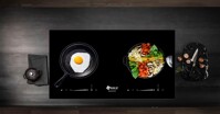 So sánh bếp từ âm 2 vùng nấu từ Arber AB 392 và bếp từ đôi Arber AB-395