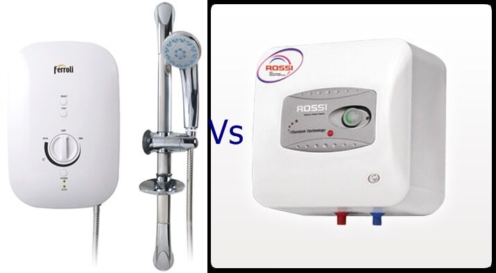 So sánh bình nóng lạnh trực tiếp và gián tiếp