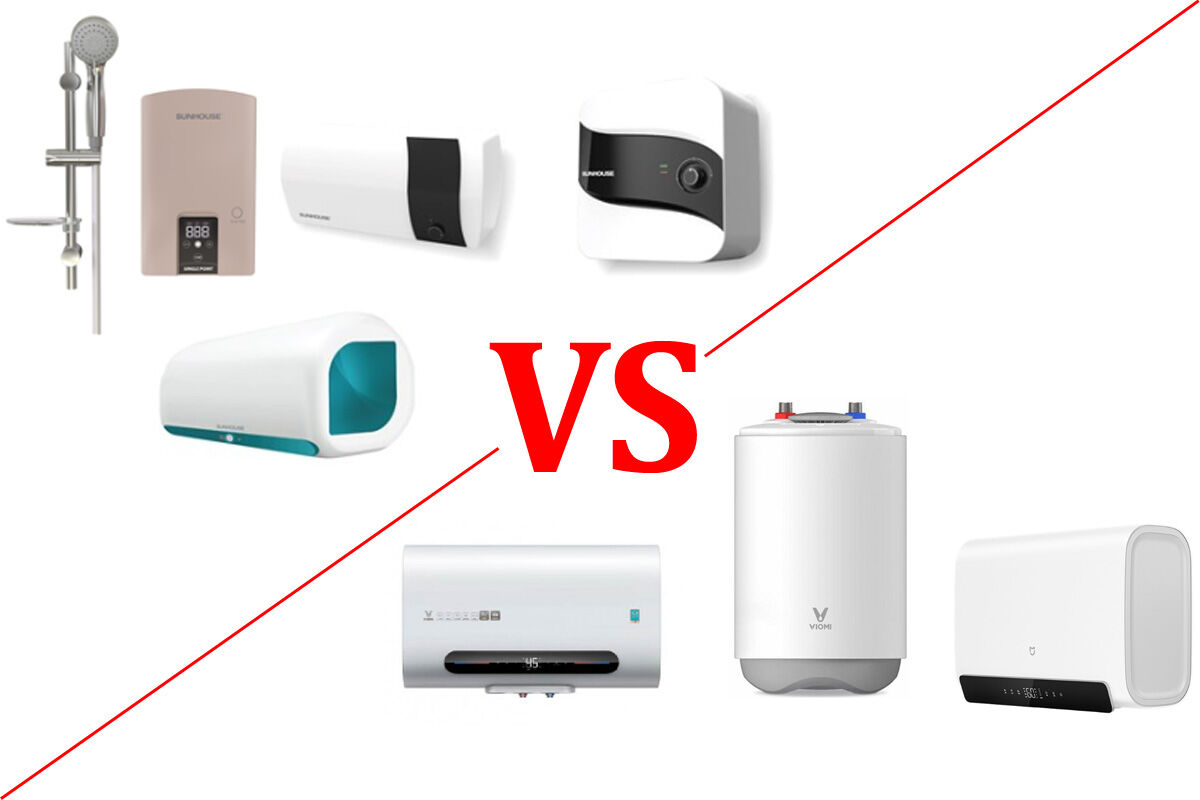 So sánh bình nóng lạnh Sunhouse và bình nóng lạnh Xiaomi