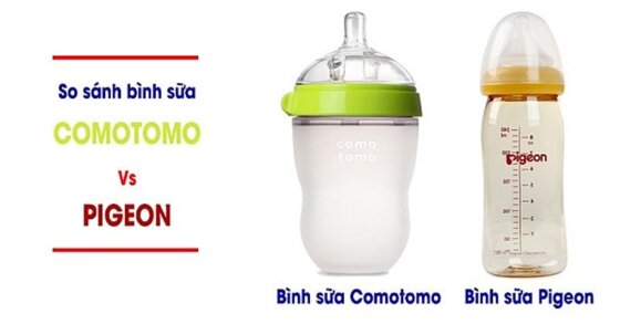 So sánh bình sữa Pigeon nội địa Nhật và Comotomo của Hàn: nên mua loại nào cho bé?
