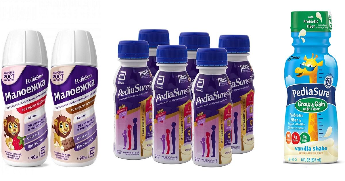 So sánh các loại sữa nước Pediasure Úc, Nga, Mỹ, Việt loại nào tốt hơn?