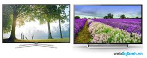 So sánh chi tiết Tivi LED Sony KDL 40W600B và Samsung UA40H6400