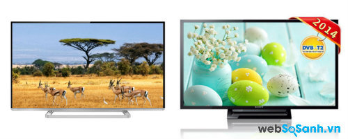 So sánh chi tiết Tivi LED SONY KDL-32R410B VN3 và Smart TV LED Toshiba 32L5450VN