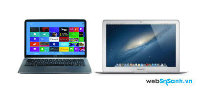 So sánh Dell XPS 13 (2014) và Macbook Air (2013)