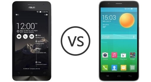 So sánh điện thoại Asus Zenfone Selfie và Alcatel Flash 2