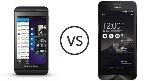 So sánh điện thoại BlackBerry Z10 và Asus Zenfone 4: Kẻ tám lạng, người nửa cân