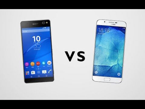 So sánh điện thoại di động Samsung Galaxy A8 và Sony Xperia C5 Ultra
