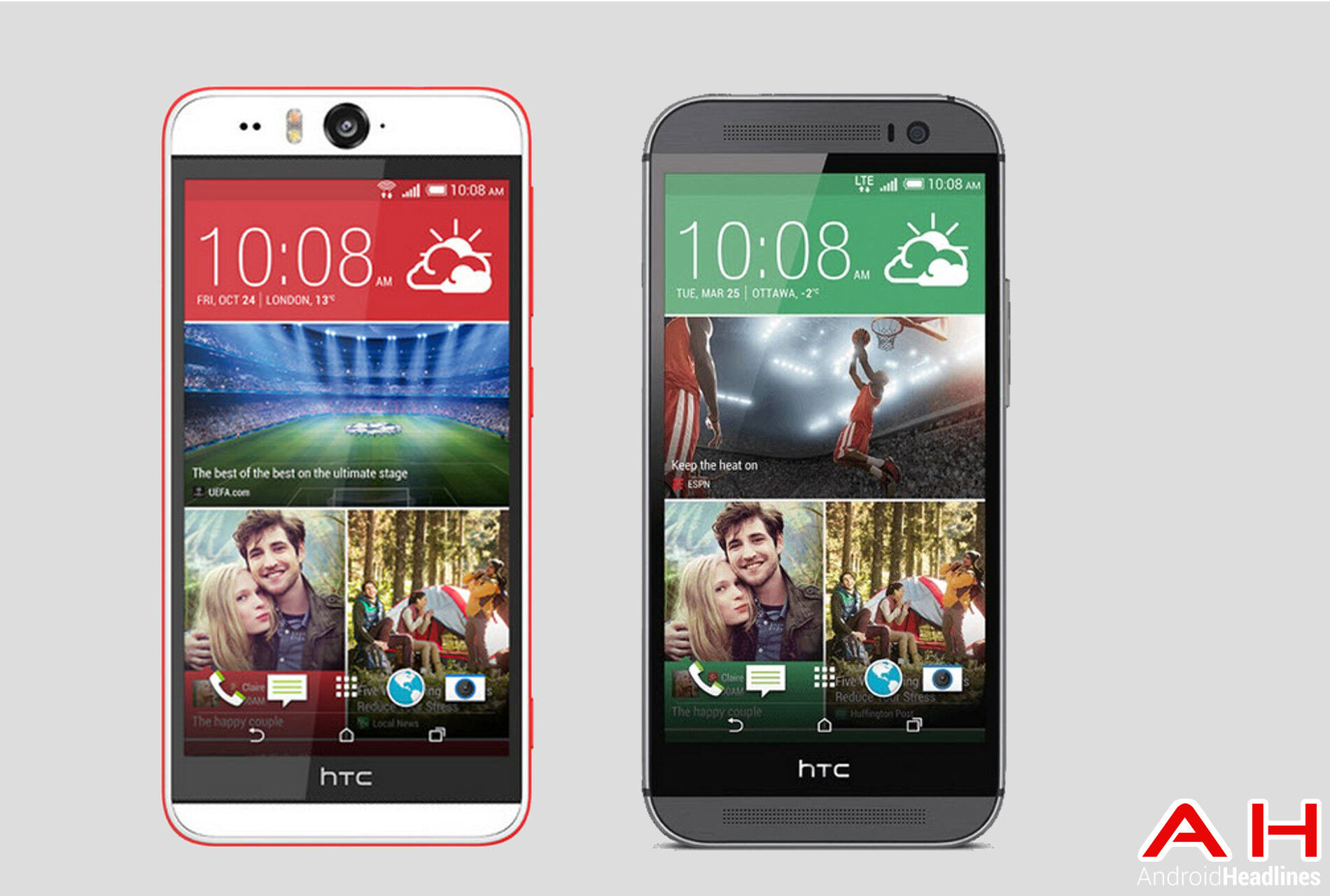 So sánh điện thoại HTC One A9 và HTC Desire Eye