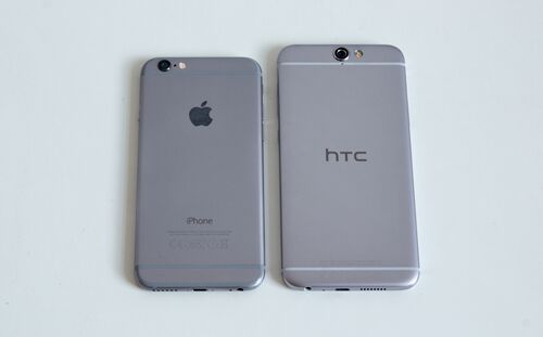 So sánh điện thoại HTC One A9 và iPhone 6