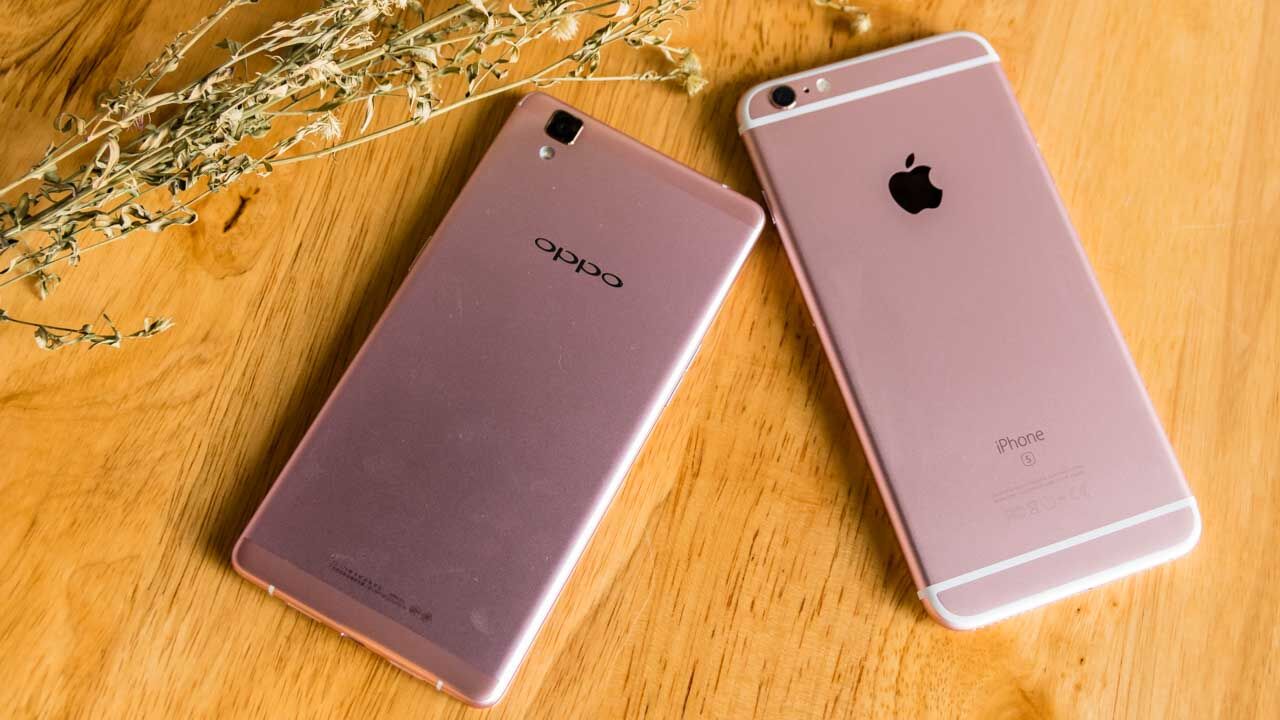 So sánh điện thoại iPhone 6s và Oppo R7s