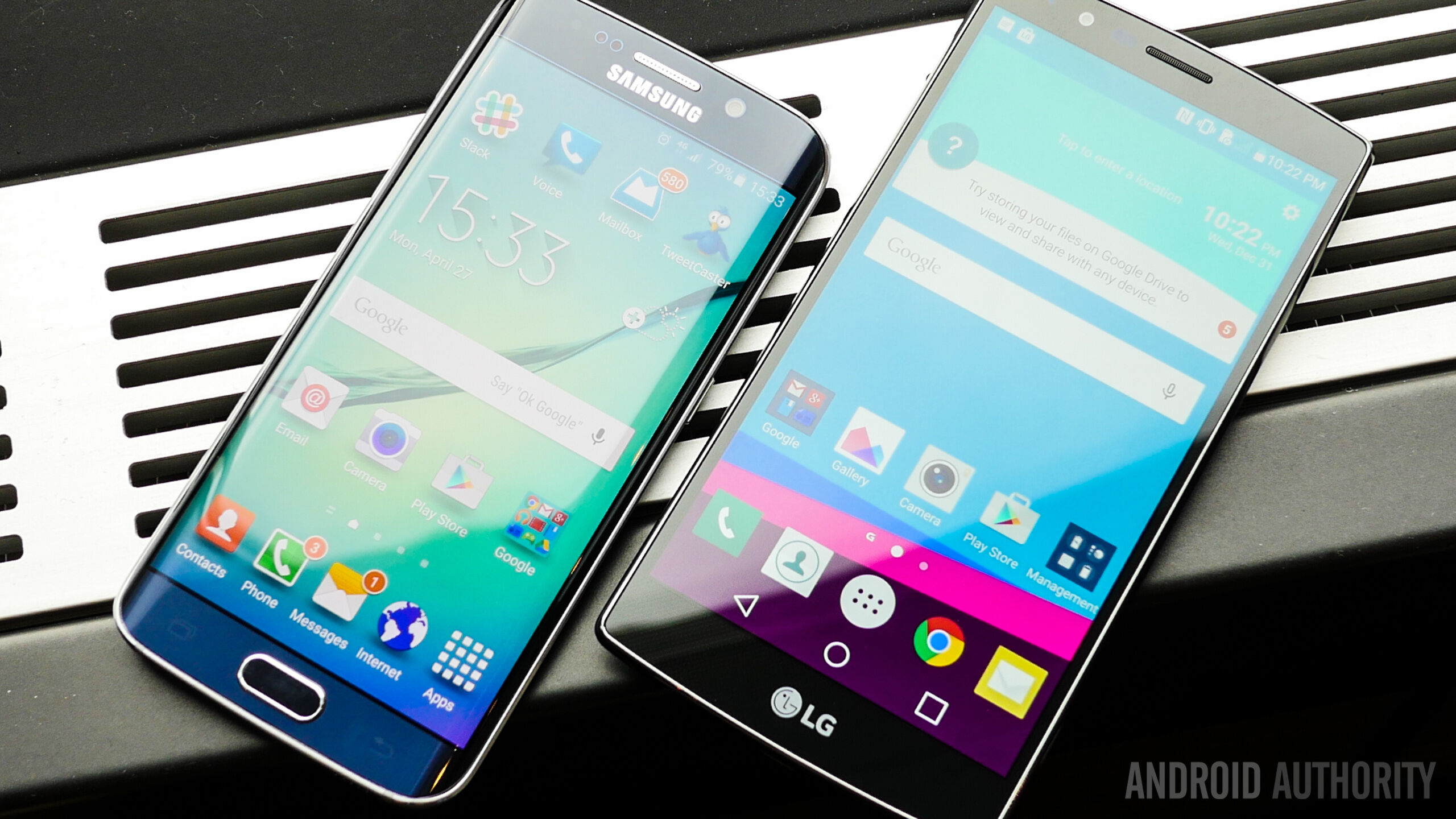 So sánh điện thoại LG G5 và Samsung Galaxy S6 Edge