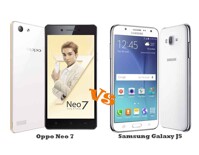 So sánh điện thoại Oppo Neo 7 và Samsung Galaxy J5
