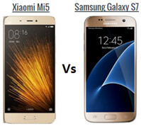 So sánh điện thoại Samsung Galaxy S7 và Xiaomi Mi 5