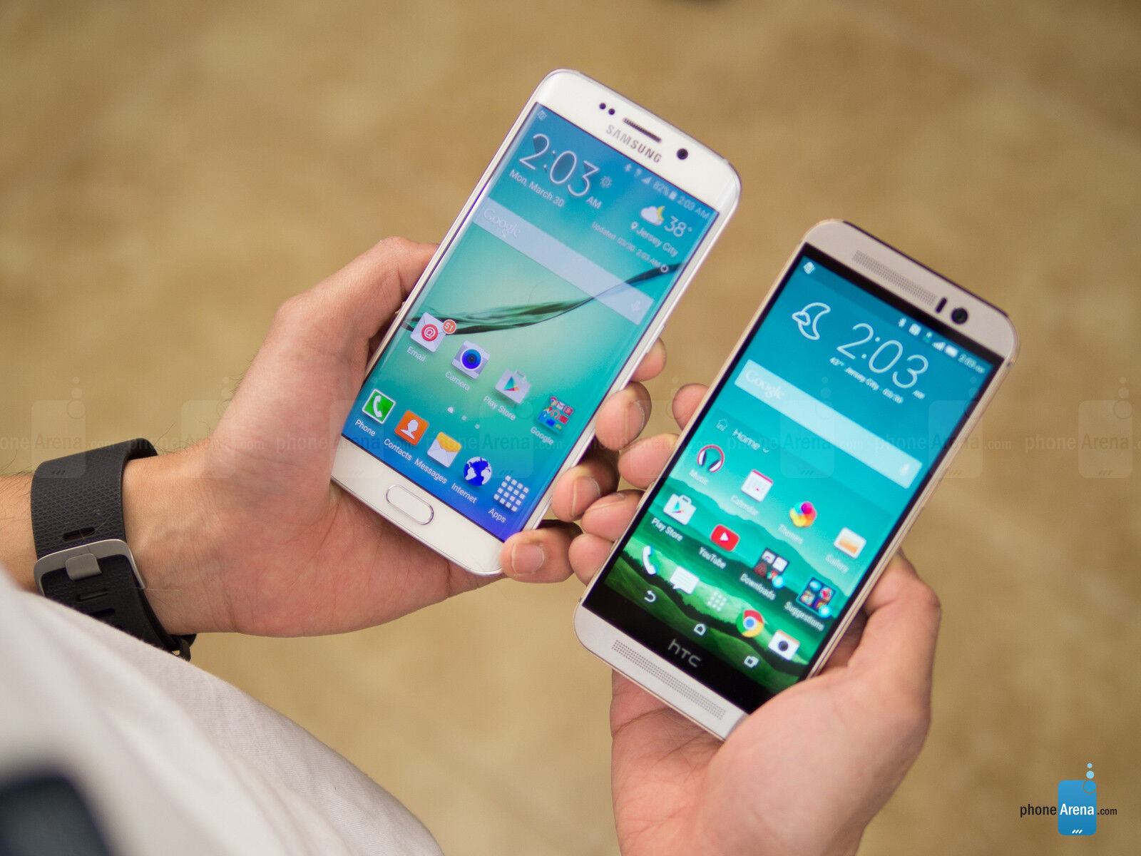 So sánh điện thoại Samsung Galaxy S7 Edge và HTC One M9