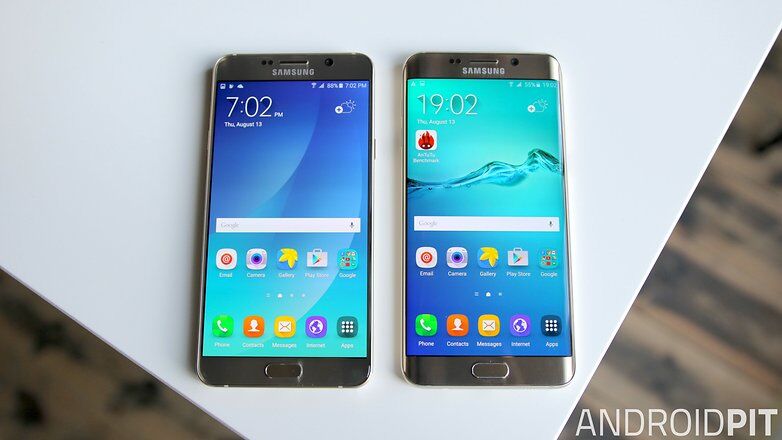 So sánh điện thoại Samsung Galaxy S7 và Samsung Galaxy Note 5
