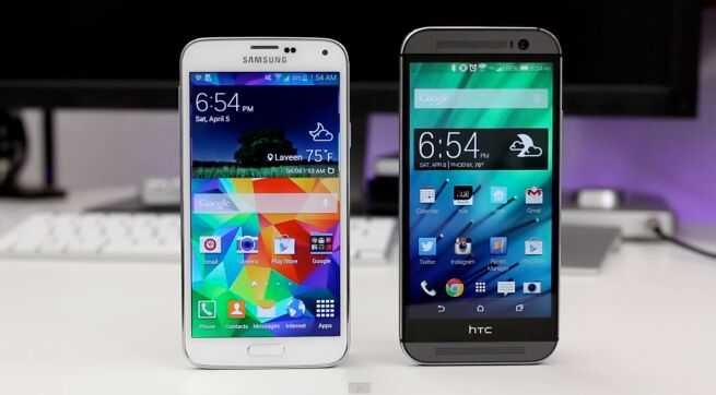 So sánh điện thoại Samsung Galaxy J5 và HTC One M8