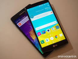 So sánh điện thoại Samsung Galaxy Note 5 và LG G4