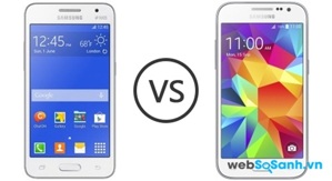 So sánh điện thoại tầm trung Galaxy Core Prime và Galaxy Core 2 của Samsung